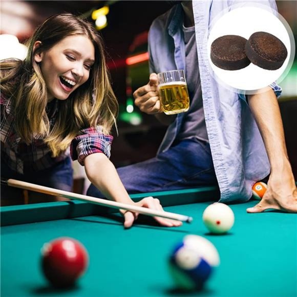 20 Pieces Billiard Pool Cue Tips Pool Cue Tips Replacement Kit Pool Stick Tips - Picture 6 of 6